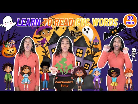 Halloween CVC Words| Vowels and Consonants| Learning with Ms Houston