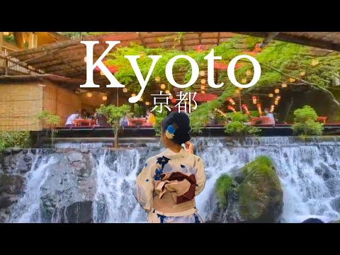 【Kyoto Travel #2】Kyoto sightseeing in a yukata / A day to enjoy Kifune's riverbed somen & café