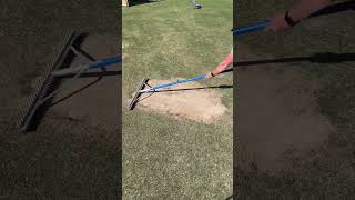 LEVELING and SMOOTHING your LAWN with SAND