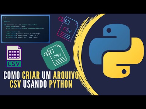 Tutorial Python | Como criar um Arquivo csv usando Python