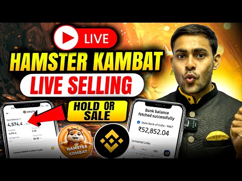 🔴$HMSTR Live Selling Binance Withdrawal |Crypto Wala Dost is live Hamster Kombat Withdrawal Listing