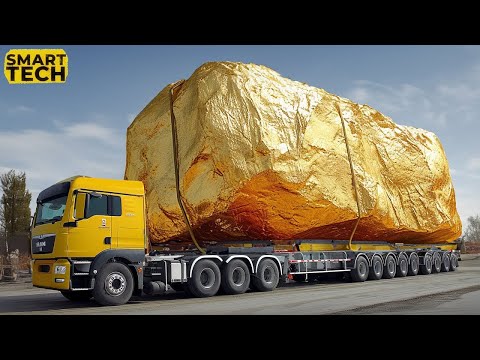 Heavy Machines at Work: How Gold is Mined | Documentary Of Gold Quarries