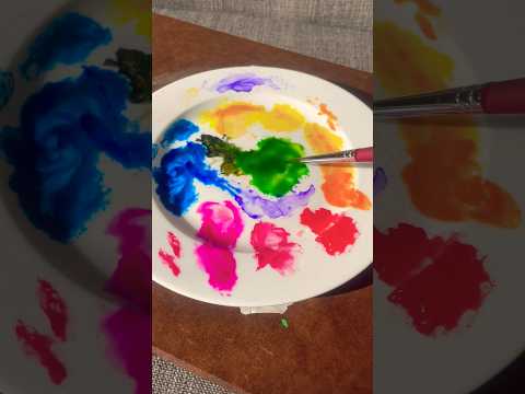 (Most Requested) All You Need Is A Minute To Create PERFECT Leaves #art  #shorts #painting