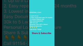 Personal Loan easy documentation 2024#loans #loan #bestloanapps #bestloanapp2024 #personalloan #yt