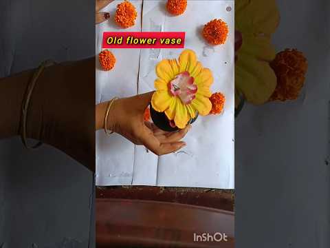 Reuse old flower vase💐#shortsfeed #shortvideo #reuseideas #diwalidecorations  #harikahomemakes