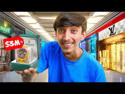 I Bought The Most EXPENSIVE Item At EVERY Mall In My City!