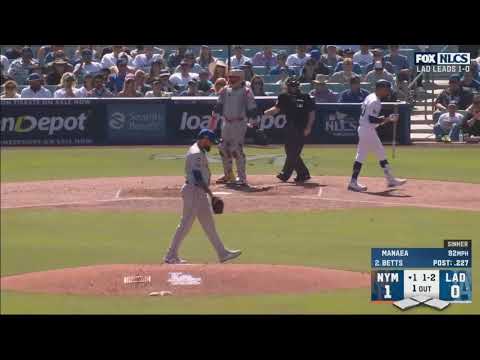 Sean Manaea NLCS Game 2 strikeout highlights vs. Dodgers (7 K's) 10.14.24