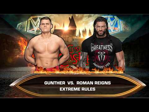 Epic Hardcore Match | Gunther vs. Roman Reigns | WWE Clash at the Castle