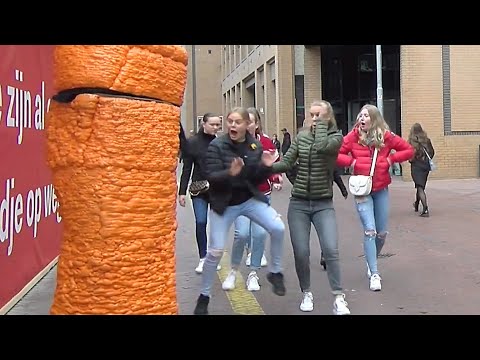 Do You Think These Girls got Scared by The Carrot ?! Angry Carrot Prank !!