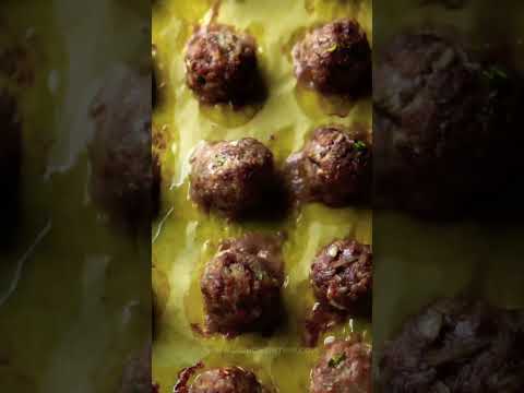 Oven Baked Meatballs - Munchkin Time