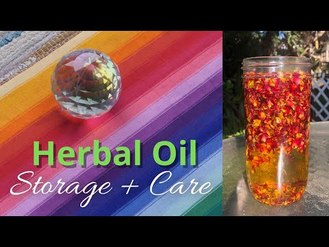 Herbal Oil storage + care - Make your oil last longer