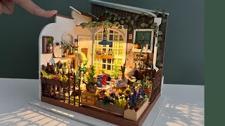 Building a Stunning DIY Miniature Garden Dollhouse | Miller's Garden Kit by Rolife 🌿