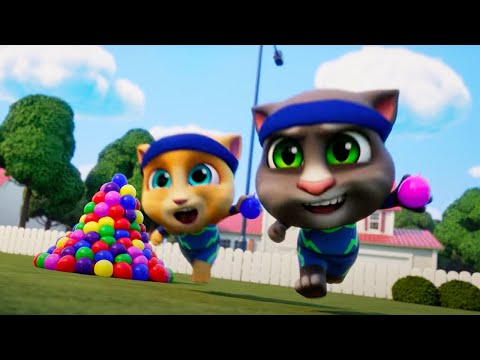 Talking Tom Shorts - 水風船バトル！ |トーキング・トム・ショート |野生脳キッズ