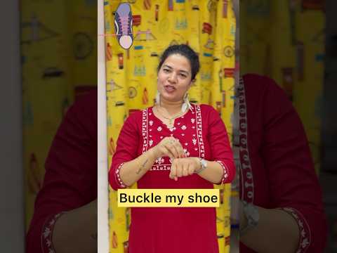 One, Two, Buckle my shoe! 👞 #ytshorts #youtubeshorts #creativelearners #englishsongs #kidssong