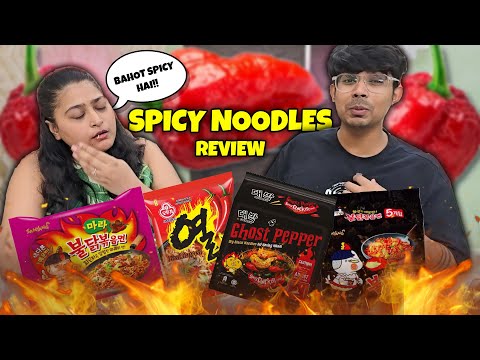 Eating Untried SPICY NOODLES!!🥵🌶🔥