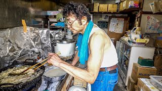 ７３歳スーパーおじいちゃんの超絶天ぷらさばき！！神様に選ばれた鉄人店主４選丨Japanese Tempura Udon Noodles