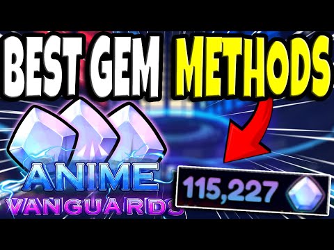 Best Ways To Get Gems In Update 1 | Anime Vanguards