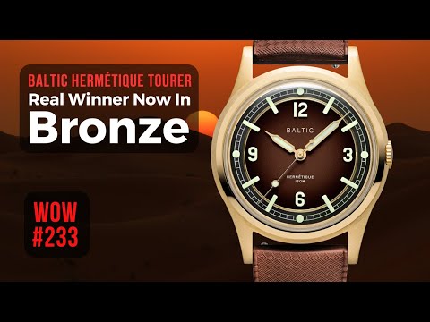 Striking Combo! Baltic Hermétique Tourer Bronze  // Watch of the Week. Review 233