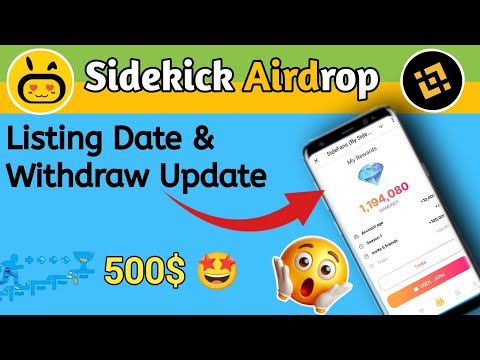 Sidekick listing date || Sidekick airdrop new update || Sidekick telegram airdrop