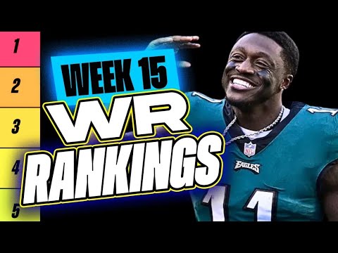 🔥 NEW Top 36 WR RANKINGS for Week 15 Fantasy Football 🚀 | Fantasy Football Rankings