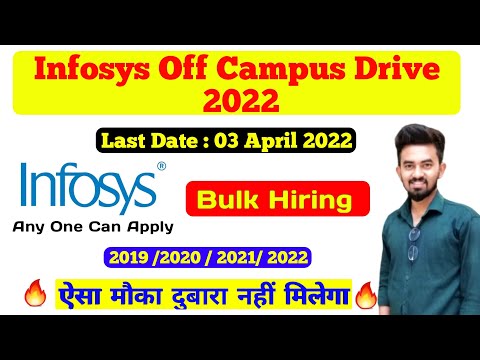 Infosys Off Campus Drive for 2019/2020/2021/2022 Batch || Anyone Can Apply || Chandan Patel