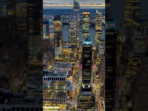 Stunning Sunset view of Manhattan, New York from the Empire State Building!#empirestatebuilding #nyc