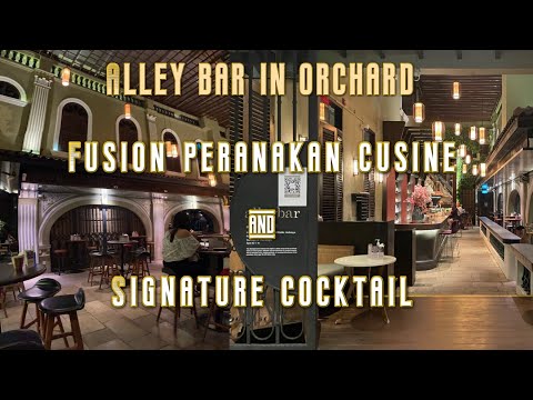 Alley bar | Peranakan Fusion cuisine | 新派娘惹菜| Inhouse signature cocktail | 特色雞尾酒 | 新加坡 | Singapore