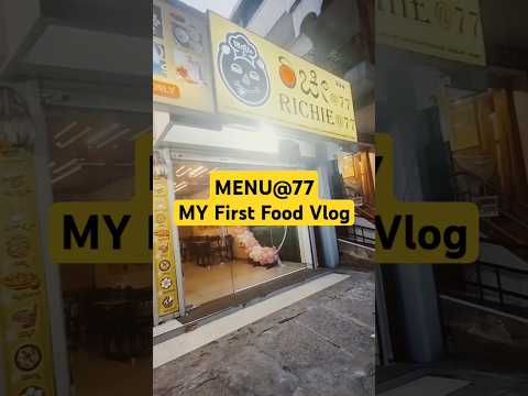 MY First Food Vlog