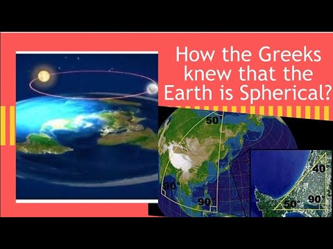 How the Greeks Knew that the Earth is Spherical?