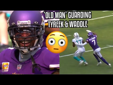 ‘OLD MAN’ Patrick Peterson Vs Tyreek Hill & Jaylen Waddle 😳 (WR vs CB) Vikings Vs Dolphins 2022