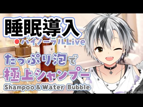 [ASMR] Refreshing bubble shampoo for sound sleep - Nov. 20, 2024 [Nijisanji/Masaru Suzuki]