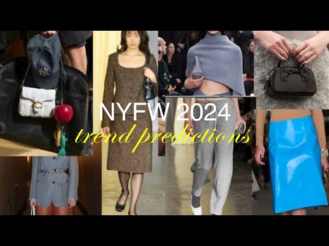 reacting to nyfw 2024 trend predictions