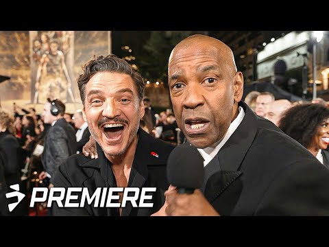 GLADIATOR II London Premiere | Paul Mescal, Pedro Pascal, Denzel Washington