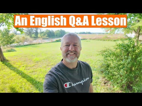 Come and Join Me for an  English Q&A Lesson! 😎🌳🌲