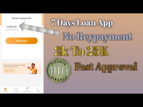 7 Days Loan App🔥No Reypayment🔥2000-25000🔥Fast Approval🔥Only Addhar Card and Pan Card