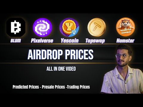 All Airdrop Token Prices In 3 Minutes! HamsterCombat-Blum-Tapswap...