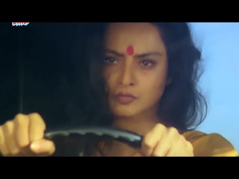 Climax - Me Akeli Sherni Tum Sabke Mayyat Nikalungi - Rekha Ab Insaf Hoga Scene 10 - Mithun