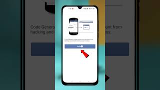 How To Generate Login Code on Facebook 🔏 Facebook Code Generator #shorts