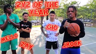 2v2 Basketball Wavy Mello & Gio Wise vs Jrock &  Ex D1 College Hooper!