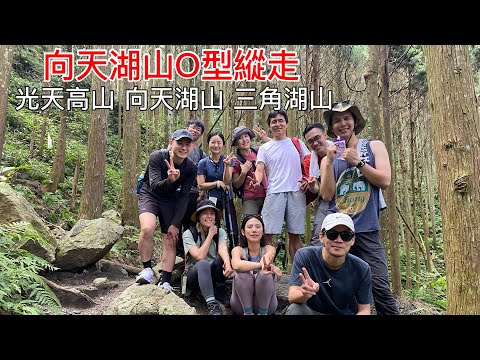 【向天湖山O型縱走】光天高山 向天湖山 三角湖山 優美夢幻 柳杉林 森林療癒 放鬆紓壓 環狀步道