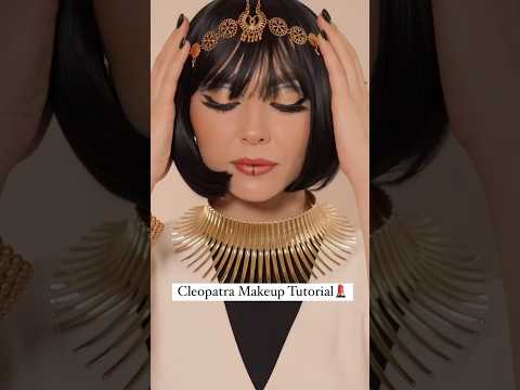 Cleopatra Makeup Tutorial #shorts #halloweenmakeuplook #halloween