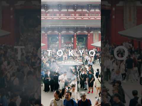 Senso-ji temple in Tokyo #sensojitemple #tokyo #japantravel #sonyfx3