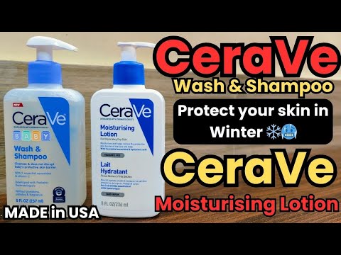 😍Cerave Body moisturizing Lotion | Dry Skin Tips 🥶| Cerave Baby Hair & Shampoo | ConsumerZilla