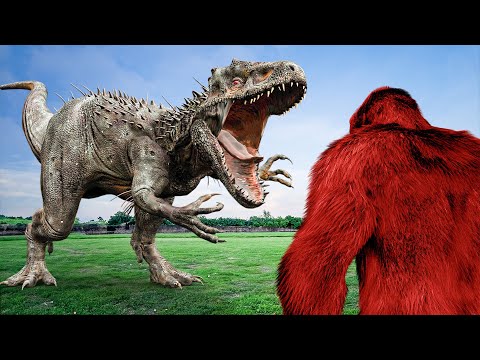 Kong 2 VS Indominus Rex | The New Empire | Kingdom of the Planet of the Apes VS Jurassic Park #2024