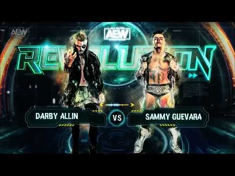 AEW Revolution 2020 Match Card