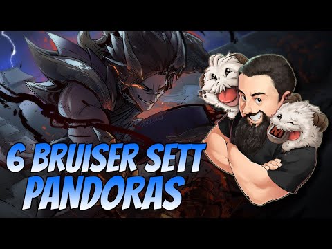 6 Bruiser Sett with Pandoras Bench | TFT Into the Arcane | Teamfight Tactics