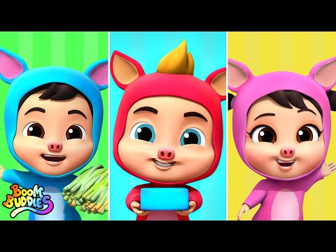 Three Little Pigs - Short Stories for Kids, Fun Learning Videos by Boom Buddies