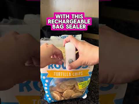 Pantry Organization Ideas | Mini Snack Bag Sealer | Heat Sealing Chip Bag Sealer | Chip Bag Sealer