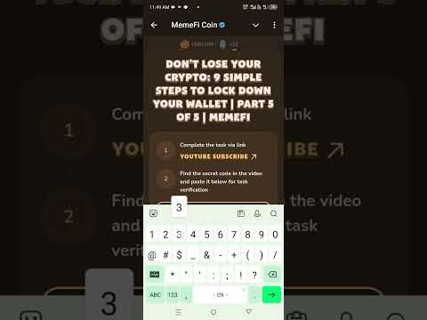 MemFi video Don’t Lose Your Crypto: 9 Simple Steps to Lock Down Your Wallet | Part 5 of 5 | MemeFi