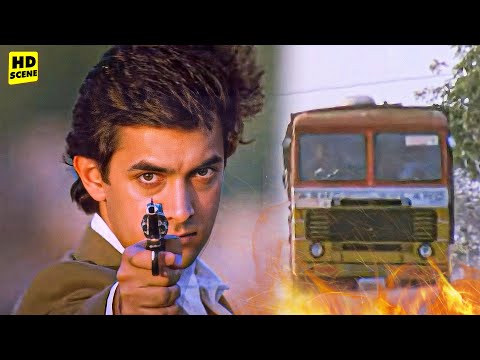 जिसने बंदूक उठाई है, उसने अपनी मौत को दावत दी है | Aamir Khan Ka Jabardast Action Climax Scene